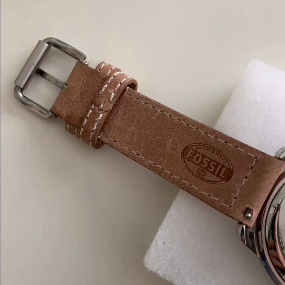 SOLD NWOT Fossil Stainless Steel Chronograph Watch - Picture 6 of 9